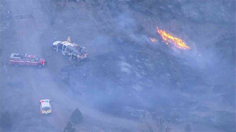 Bear Fire burns several acres in Golden Gate Canyon